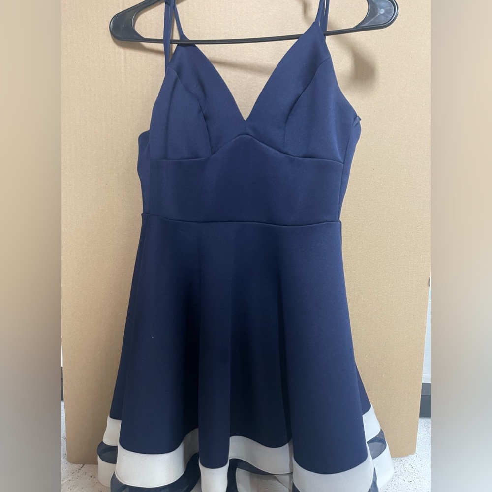 Navy blue dress